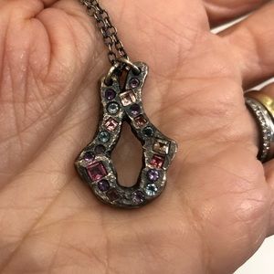Geoffrey Young handmade necklace with gemstones